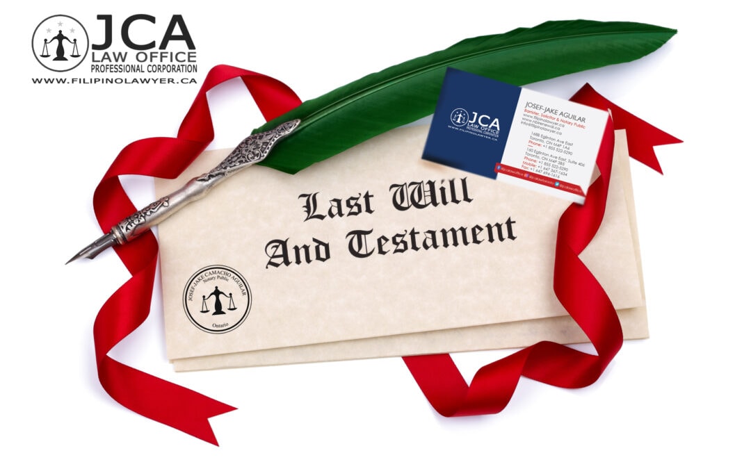 JCA Law Office Professional Corporation Wills and Estates