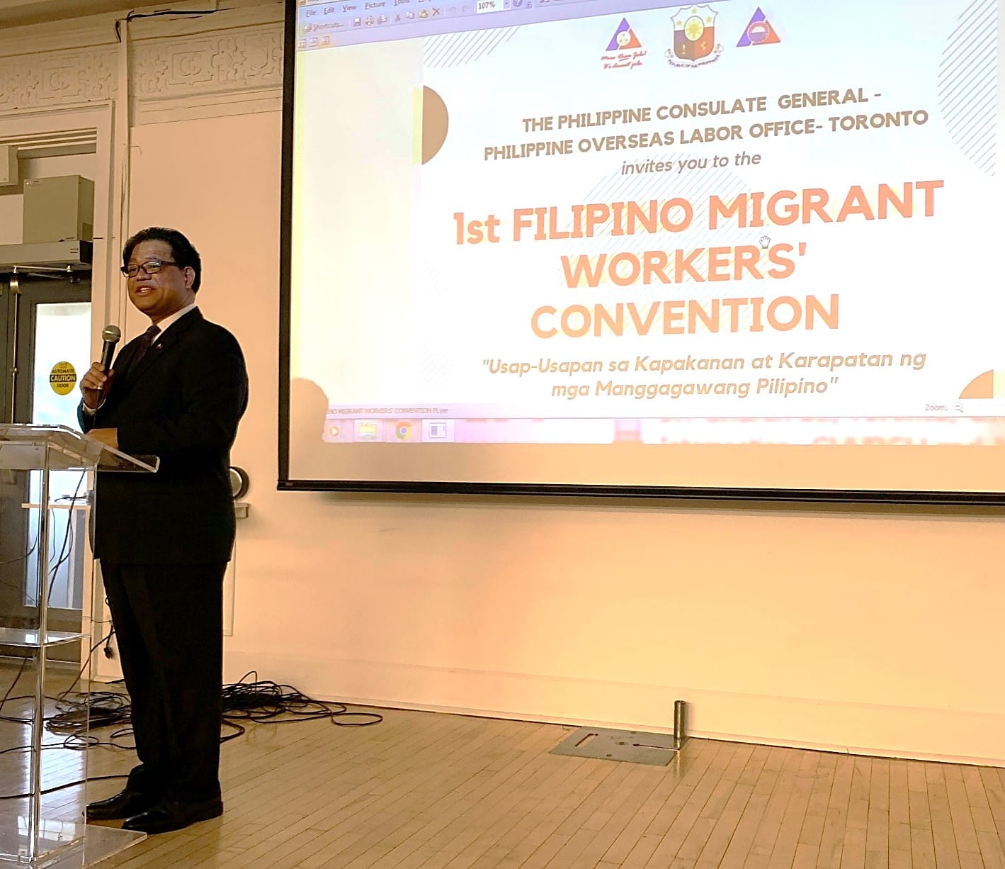 1st Filipino Migrant Workers convention