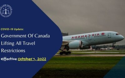 COVID-19 Update: Canada Lifting All Travel Restrictions Effective October 1, 2022