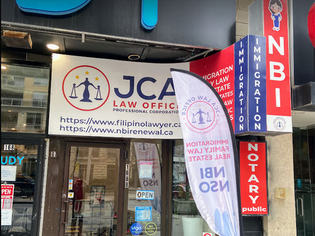 JCA Law Office Professional Corporation Eglinton Ave East Toronto